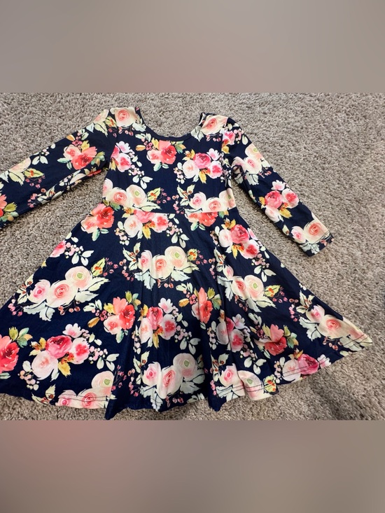 Other - Girls' Navy Floral Twirl Dress - Brand
